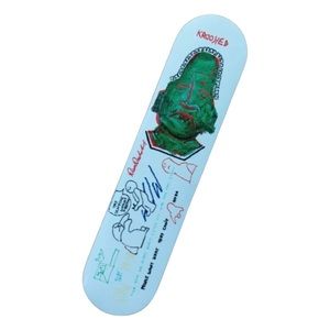 Krooked 2004 Dan Drehobl Yellow Grass Deck 7.75 Skateboard